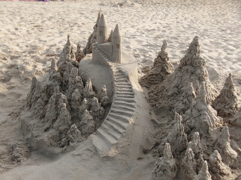 example sand castle for activity